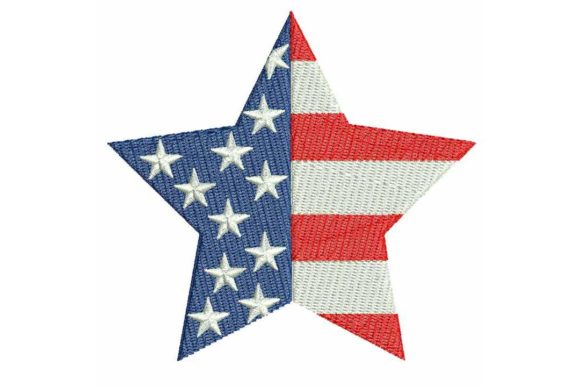 4th July Star 05 Embroidery Design Review