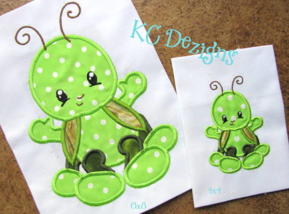Baby Bug Grasshopper: A Versatile Embroidery Design for Small Shops