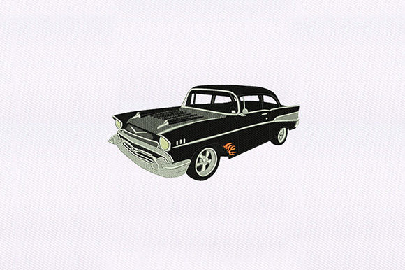 Black and Gray Car Embroidery Design Review