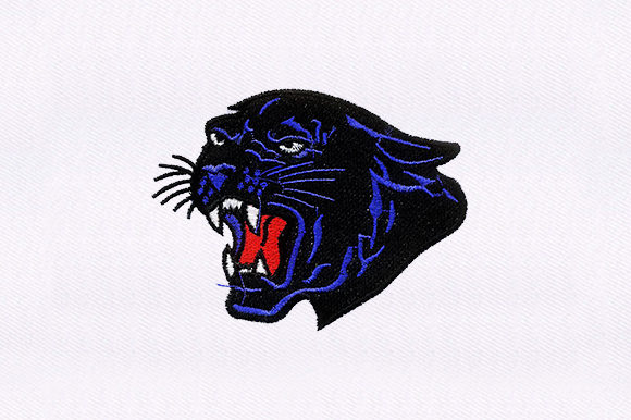 Black Panther Face Embroidery Design Review for Boutique Sweatshirts