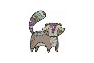Decorated Raccoon Embroidery Review