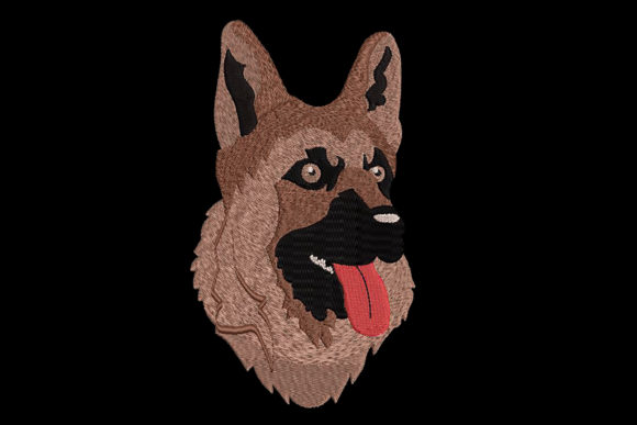 Dog German Shepherd Embroidery Design Review