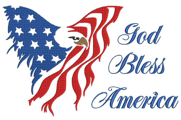 God Bless America: A Patriotic Embroidery Design Review