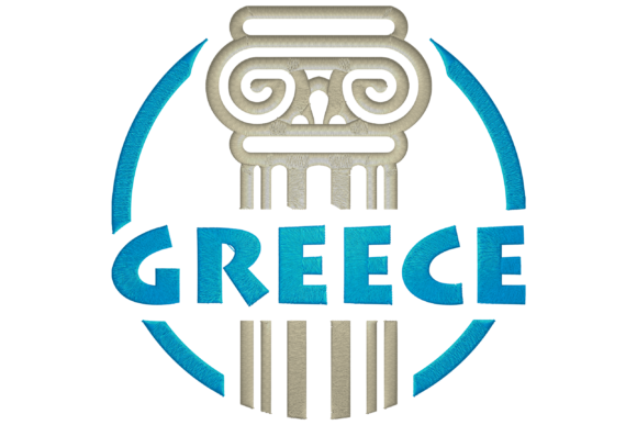 Greece Logo Embroidery Design Review for Boutique Sweatshirts