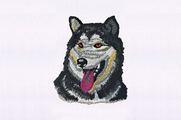 Husky Dog Embroidery Design Review for Boutique Sweatshirts