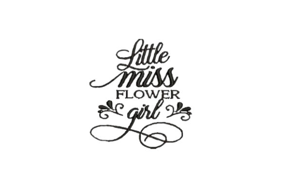 Little Miss Flower Girl Embroidery Design Review for Business Use