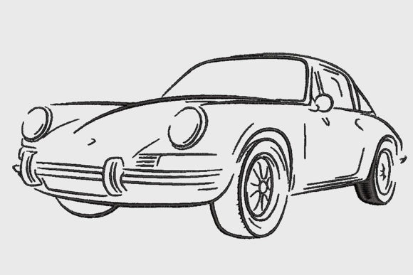 Luxury Classic Sports Car 1972 Embroidery Design Review
