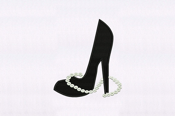 Necklace Heel Shoe Embroidery Design Review