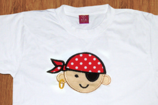 Pirate First Mate Applique: A Bold and Festive Design for Craft Fairs