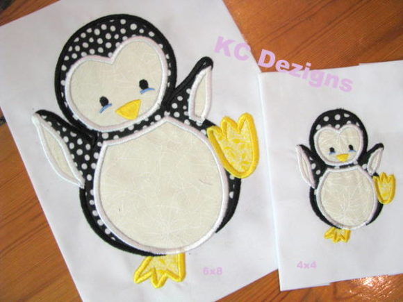Polar Penguin Applique: A Cute and Versatile Embroidery Design for Small Shops