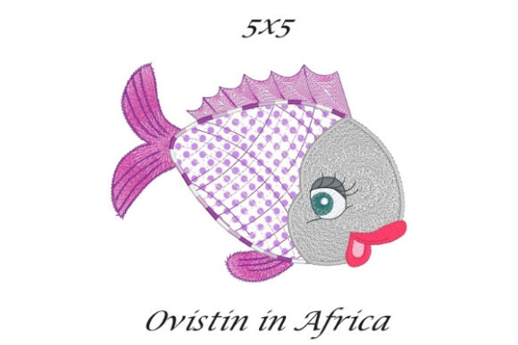 Purple Sassy Applique Fish Embroidery Review