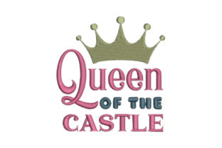 Queen of the Castle Embroidery Design Review for Small Business Use
