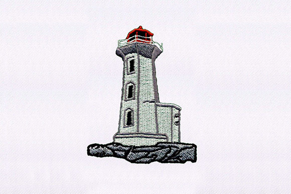 Review of Detailed Lighthouse Embroidery Design