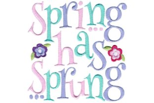 Review of Spring Has Sprung Embroidery Design for Business Use