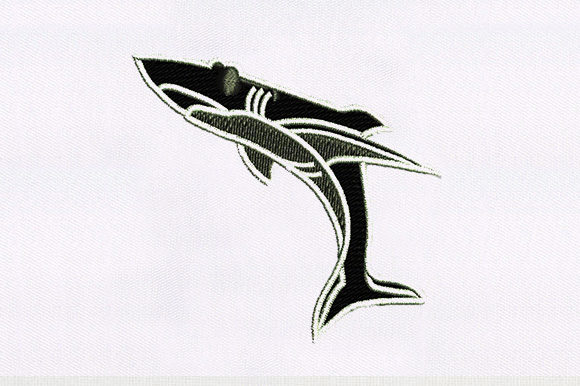Shark Embroidery Design Review for Small Business Merch